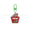 Llavero de Regalo de Navidad Más Vendido Hebilla en Forma de U de Macarrón Colgante de Goma Suave de PVC de Dibujos Animados Accesorios para Bolsas Colgante Pequeño
