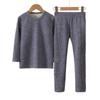 Traje de Ropa Interior Térmica de Seda para Niños Ropa y Pantalones de Otoño Pijama Base para Otoño e Invierno Ropa Interior Gruesa Antibacteriana Cubierta para Niños Medianos y Grandes