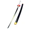 Accesorios de Cosplay de Madera Armas Tanjiro Demon Slayer Espada Nichirin Mariposa Ninja Demon Slayer Kimetsu No Yaiba Hoja Sin Afilar