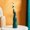 Jarrón Pequeño Estilo Lujo Ligero para Arreglo Floral de Sala de Estar, Plantas Hidropónicas de Oficina, Adorno Decorativo de Flores Secas de Plástico Colorido, Recipiente para Arreglos Florales