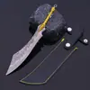 Leyenda de mir juego periférico hoja de oración funda de cuero versión 20CM modelo de arma adornos artesanales aleación metálica
