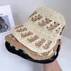 Apertura trasera color de contraste ganchillo sombrero de pescador mujer verano hueco transpirable protección solar sombrero de cubo vacaciones protección solar sombrero de punto moderno
