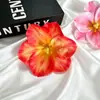 Cabeza de flor artificial, tulipán con pétalos abiertos, flores artificiales para fotografía de bodas, accesorios para el cabello, materiales para manualidades y flores decorativas