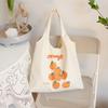 Bolso de Lona de Hombro Único de Nicho Bolso de Hombro Único para Mujer Bolso de Chaleco de Fresa Lindo de Moda Estudiantes Gran Capacidad Bolso de Lona Artístico