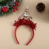 Diadema de Navidad, diadema de árbol de Navidad, pasador de lazo, accesorio lindo de dibujos animados divertido para fotos para niñas, accesorio infantil