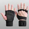 Luvas de ciclismo e fitness sem dedos, protetores de pulso antiderrapantes de silicone, luvas esportivas para treinamento com equipamentos, levantamento de peso, luvas respiráveis para atividades ao ar livre