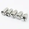 Loniu Interruptor de Botón Metálico de Cabeza Alta de 8 mm Autorestable con Luz Interruptor Impermeable Botón 12V220