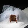 Tela de malla de hilo de niebla de hadas ins, suave, hecha a mano, bricolaje, color sólido, velo de encaje, tela de tul transparente para ropa