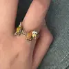 Anillo de Perro de Año Nuevo Transfronterizo Dibujos Animados Infantil Personalidad de Nicho Simple Versátil Lindo Creativo