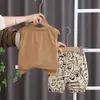Conjunto de Verano para Niños 2024 Nuevo Estilo Chaleco sin Mangas Ropa de Verano Fresca y Elegante para Niños Moda Infantil de Tendencia