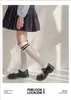 Calcetines de Verano Minok Ultra Delgados para Niños hasta la Pantorrilla Malla Transpirable Algodón Delgado Rayados Calcetines de Fútbol Estudiante Calcetines Largos para Bebé