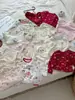 Liquidación de Ropa de Dormir para Niñas Welfare Algodón Puro Clase A Conjunto Infantil Todo Algodón Ropa de Casa para Niñas Ropa de Otoño