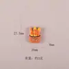 Casa de Bonecas Simulação Mini Miniatura Resina Comida Brinquedos Pão Rosca Enfeites Artesanal Criativo Decorações
