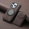 Funda combinada para teléfono móvil con soporte magnético giratorio para iPhone 18 Pro, con función Magsafe y tarjetero magnético
