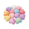 Bolinha de sal de banho em formato de coração, bolha de banho efervescente, bomba de banho, bolinha de sal de banho com óleos essenciais de ervas, best-seller transfronteiriço