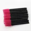 Peine para Pestañas de Color Sólido Pincel de Maquillaje Portátil Cepillo para Cejas Extensiones de Pestañas Cepillo Pequeño para Pestañas Venta al por Mayor Transfronteriza