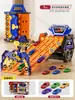 Pista de Ejección de Carreras Coche de Deformación Almacenamiento Coche de Riel Coche de Aleación Coche Deslizante Juguete para Niño Regalo Transfronterizo