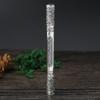 Venta al por mayor plata esterlina s925 significado regalo plata tailandesa creativa mantra de seis sílabas Ruyi bolígrafo con banda dorada personalidad adornos de plata