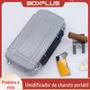 Venda direta da fábrica X-3003 8 Peças 10 Peças caixa de charuto plástico ABS à prova d'água resistente à pressão caixa portátil umidificadora