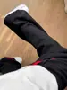 Jeans Longo Masculino de Verão Tendência Estilo Hong Kong Personalizado com Letras Hip-Hop Ins Moda High Street Tendência Cool