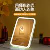 Venta al por mayor de fábrica Espejo para dormitorio de estudiante Espejo de maquillaje LED Espejo de superficie transparente Espejo de escritorio de maquillaje Tocador Espejo de maquillaje LED