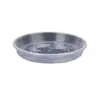 Bandeja Redonda Bandeja Transparente Bandeja Gruesa de Alta Transparencia Fabricante Venta al por Mayor Bandeja de Agua Base para Maceta Comercio Exterior Transfronterizo