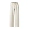 Pantalones de Aire de Capa Hombres Muqiu Ropa de Hombre Estilo Old Money para Viajes de Negocios de Alta Gama Pantalones Casuales Rectos Sueltos para Hombre