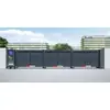 Puerta corredera seccional de aleación de aluminio inteligente Puerta eléctrica Fábrica Puerta de entrada Unidad escolar Villa de vecindario Patio Puerta corredera automática