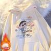 Sudadera con Capucha Negra para Hombres y Mujeres, Niños Medianos y Grandes, Estilo Japonés Anime Crayon Shin-Chan Primavera, Otoño e Invierno Terciopelo Chaqueta de Alta Gama