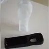 Funda de Silicona para Mango Recto de Wii con Acelerómetro Incorporado Mejora de Detección de Movimiento Funda Protectora Negra y Blanca
