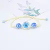 Europeo y Americano Transfronterizo Tendencia de Tiktok Hora Piedra Preciosa Venta Caliente Pulsera de Flor Natural Hilo Joyería Aliento de Bebé Artesanía Hecha a Mano