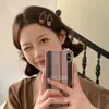2 Paquetes de Clips para el Cabello Coreanos Nuevos Color Café Oso Bb, Lindos y Modernos Clips para Flequillo, Clips Laterales, Accesorios para el Cabello para Niños y Mujeres