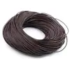 1-5mm cabeça redonda couro corda de couro de boi linha DIY pulseira feita à mão colar primeira camada cordão de couro acessórios de joalheria atacado