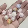 16mm Resina Colorida Flor Rosa Grande Contas para Corrente de Celular Chaveiro de Caneta DIY Joias Feitas à Mão Venda por Atacado