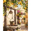 Pintura al Óleo Digital de Flor de Cerezo DIY Pintado a Mano Pintura Decorativa Escénica para Sala de Estar Popular Pintura de Compra Grupal ozon