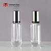 Em estoque 40ML transparente azul marinho loção garrafa imprensa base líquida garrafa essência líquido garrafa fundo grosso sub-garrafa de vidro