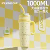 2026 Taza Térmica Popular con Forma de Manzana para Perros y Gatos, de Alto Valor, con Popote, Taza de Agua Grande para Coche
