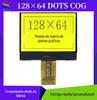 2,0 polegadas linha tester exibir filme verde amarelo ST7567 módulo porta serial LCD dot matrix screen 12864 módulo LCD