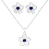 Set de Collar y Aretes Florales para Mujer Transfronterizo de Amazon 2026, Elegante y Versátil Exquisito Set de Joyería