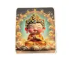 Lienzo Thangka de Oro Hecho a Mano Zakiram Vida Pasada Bebé Buda Zodiaco Benmingfo Núcleo del Lienzo Thangka