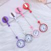 Reloj de Colgar con Cuentas DIY Etiqueta de Identificación con Botón de Tirar Fácil Hilo de Tirar con Cuentas Cronógrafo Creativo Lindo Reloj para Estudiantes
