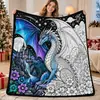 Manta de Franela Polar con Tema Navideño Impresión Digital Suministro Exclusivo Transfronterizo Dropshipping Cubierta de Sofá Manta Siesta de Oficina