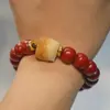 Atacado original ecológico semente antiga sul vermelho bodhi cinábrio para pulseira de dança do leão acessórios multi-estilo contas de discípulo contas contas