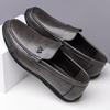 Zapatos tipo mocasín populares para hombre transfronterizos, nuevos para Otoño 2025, de una sola pierna, perezosos, blancos, modernos, para conducir