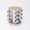 Novo Porta-temperos Giratório para Cozinha Multi-funcional Porta-armazenamento de Especiarias Rack de Armazenamento de Cozinha Poroso de Aço Inoxidável Venda por Atacado