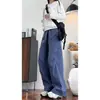 Pantalones de trabajo softshell a prueba de tres usos estilo americano, corte recto y holgado, nuevos pantalones casuales de moda elásticos de marca trendy de otoño para parejas