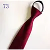 Corbata de Hombre Cremallera Novio Boda Roja 8cm Vestido Negocio Nudo Negro Libre Perezoso Fácil de Tirar Azul Corbata
