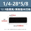 Tornillos de Fijación con Cabeza Avellanada Estándar Británico y Americano Grado 12.9, Tornillos Sin Cabeza de Allen, Tornillos de Fijación para Máquina 2 # 4 # 1/4