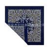 Algodão estampado 55*55cm flor de caju quadrado hip-hop dança hip-hop lenço de cabeça multifuncional faixa de cabelo tendência europeia e americana lenço de cabeça