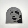 Nuevo gorro de punto de calle de moda Joker hip hop de Amazon para exteriores, otoño e invierno, venta al por mayor